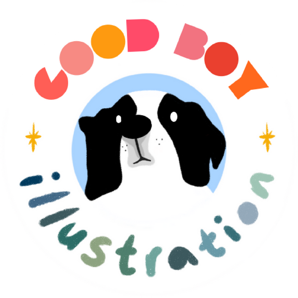 good boy illustration